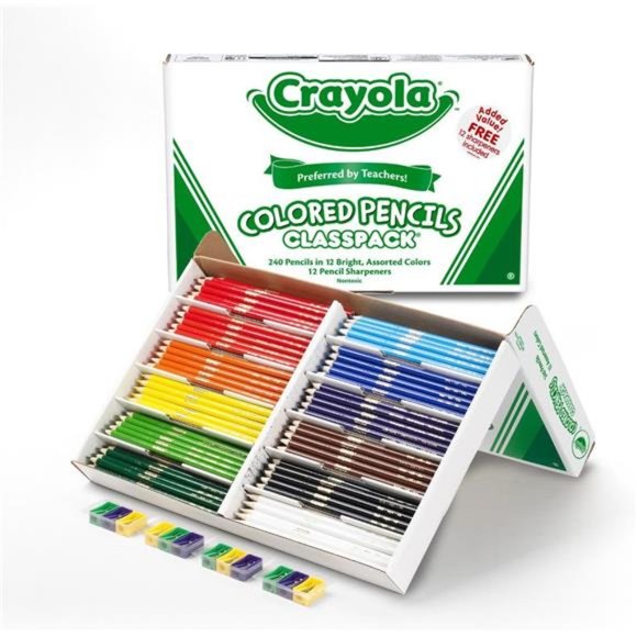 Colored Pencils Classpack (240 Ct), Bulk Classroom Supplies, Colored Pencils - Picture 8 of 8